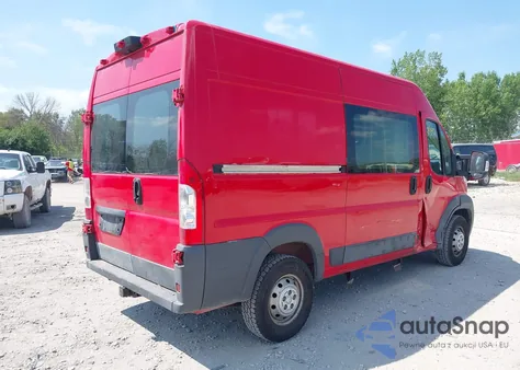 2015 Ram Promaster 2500 High Roof z USA, uszkodzony, nr VIN 3C6TRVCG5FE501742